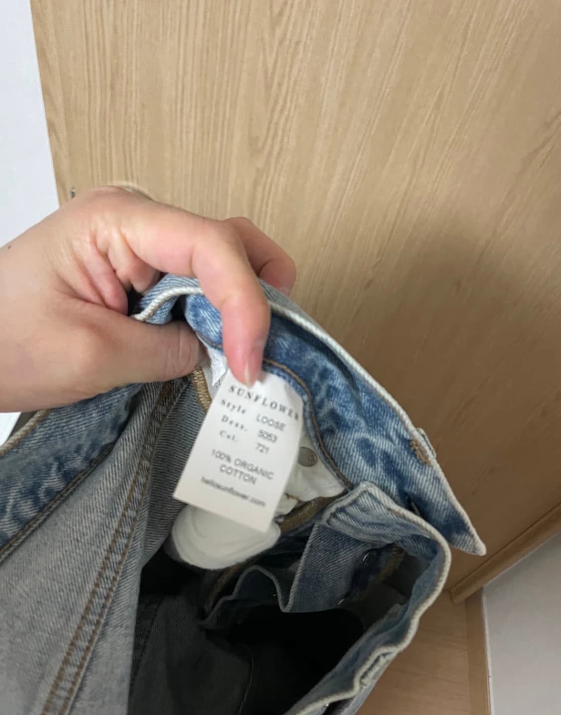 선플라워 루즈 데님 빈티지 블루 30/32 상품이미지4