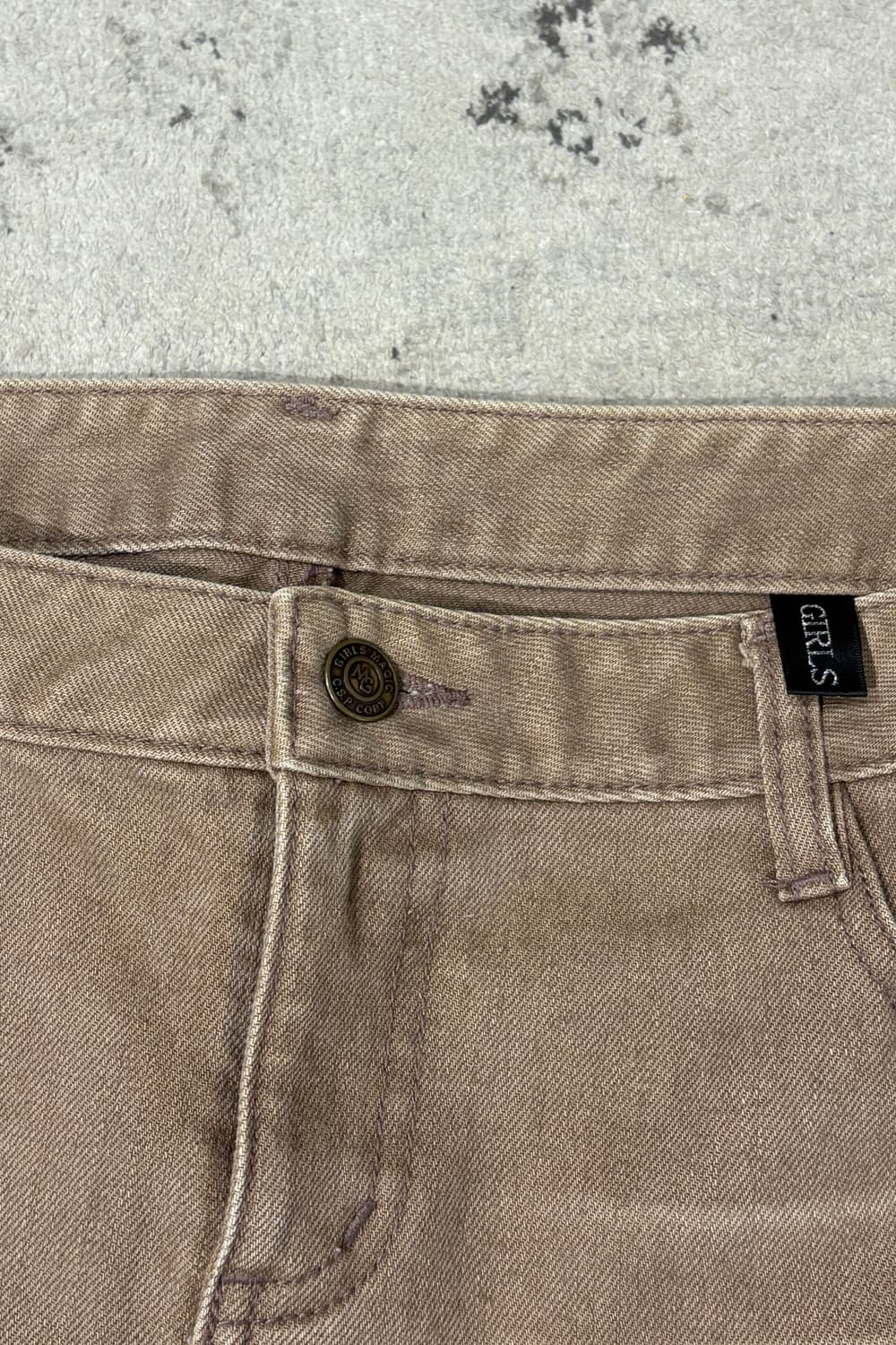 Fringe Detail Raw Hem Denim Skirt 상품이미지6