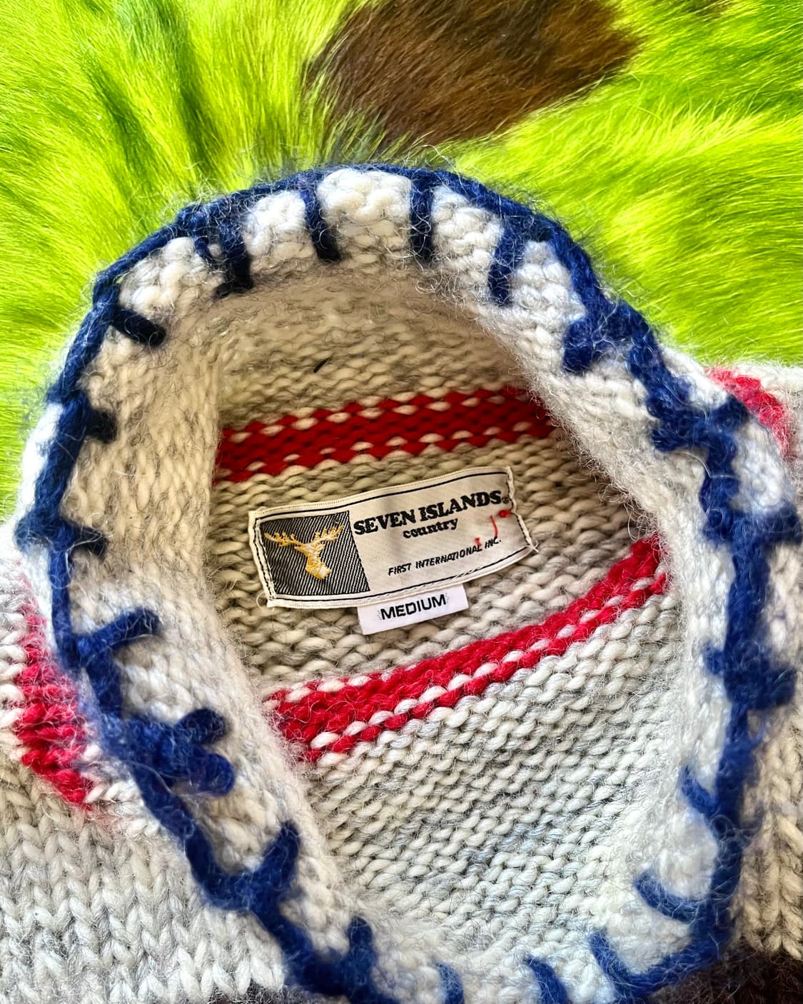 1980s SEVEN ISLAND Old Heavy Wool Knit 상품이미지6