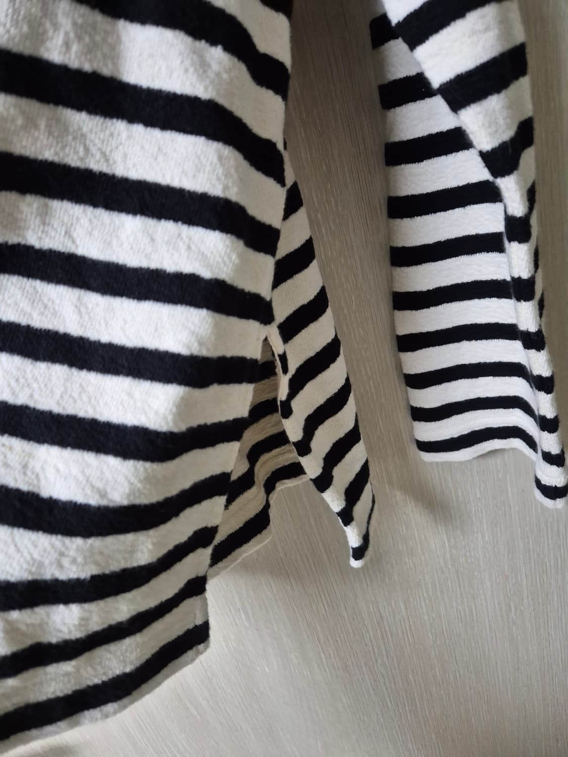 아르켓 스트라이프 카라 커튼니트 긴팔 XS (55) 상품이미지5