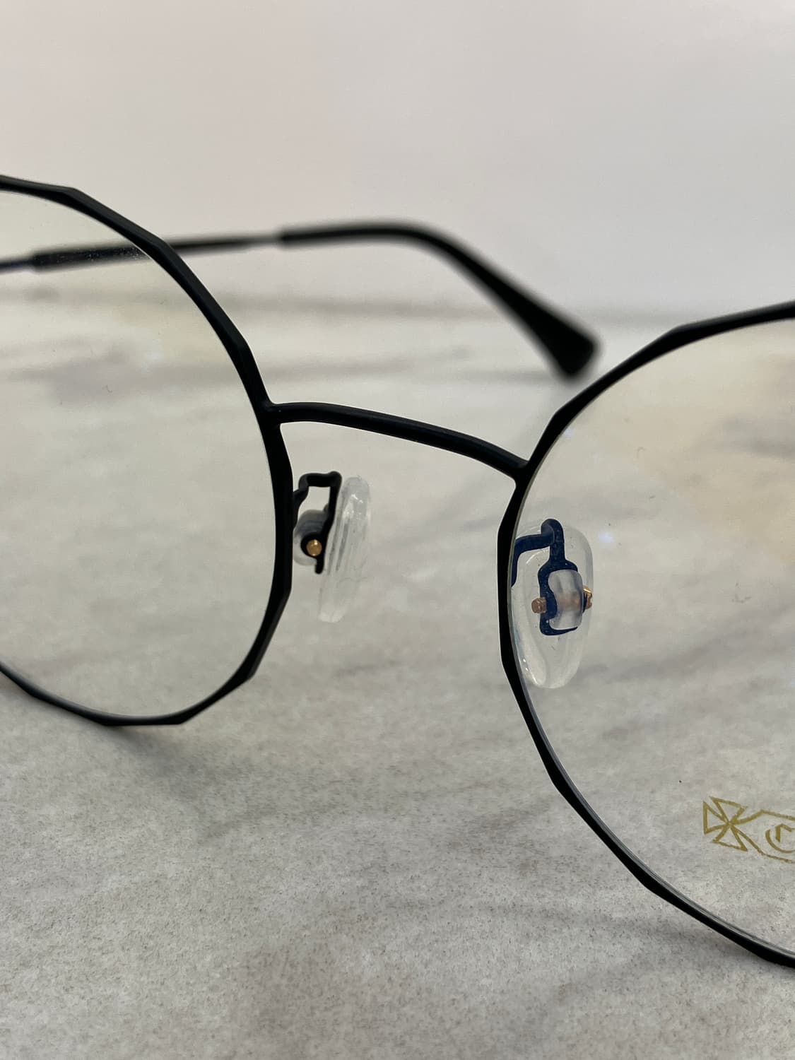 크루세이드 Crusade 블랙 다각 라운드 메탈테 안경 상품이미지5