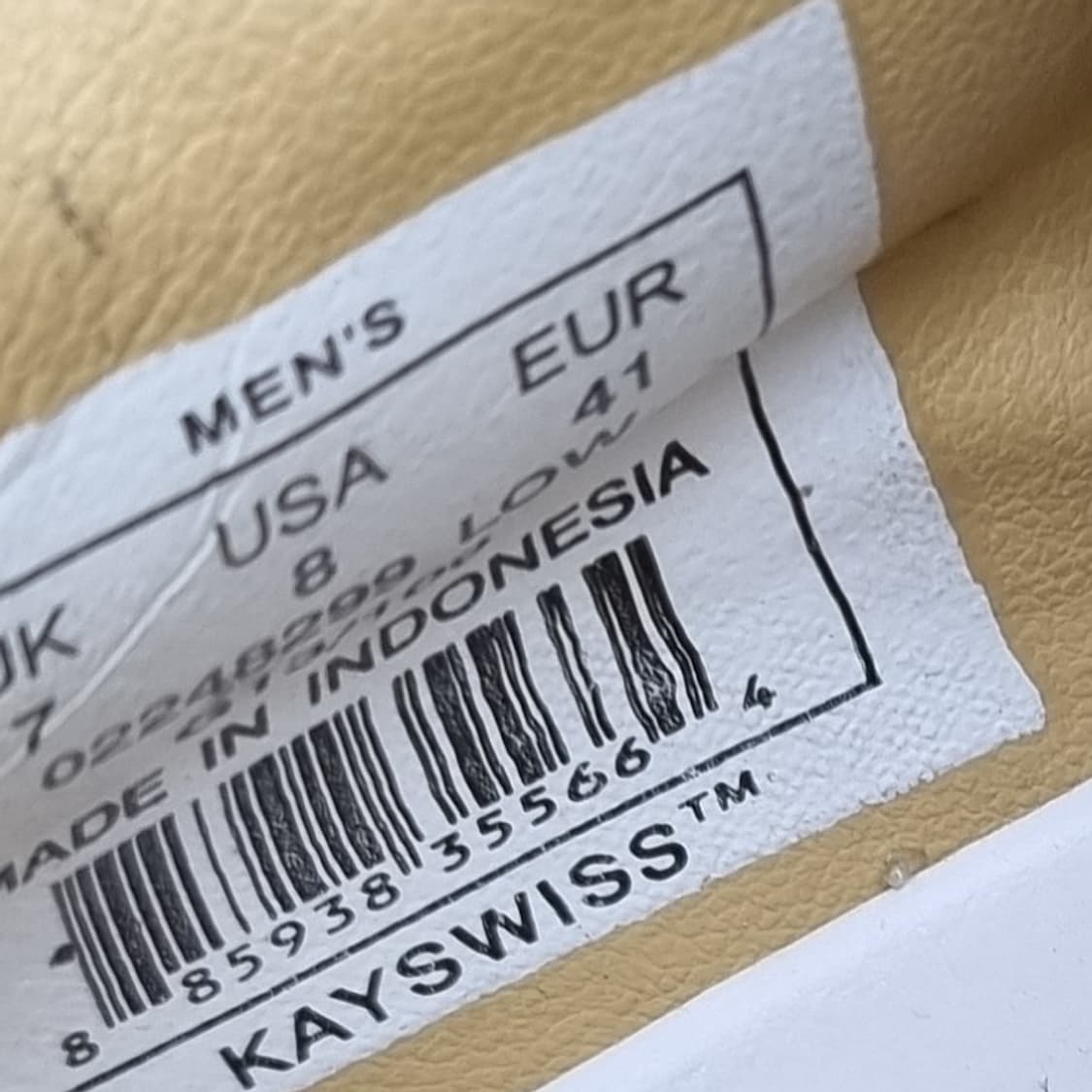 케이스위스 클래식 남성스니커즈260  상품이미지6