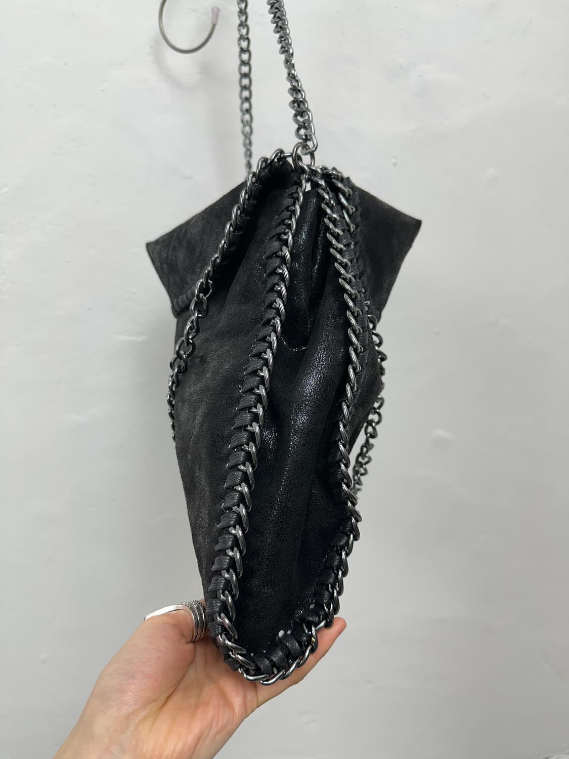 Triple Chain Foldover Shoulder Bag 상품이미지3