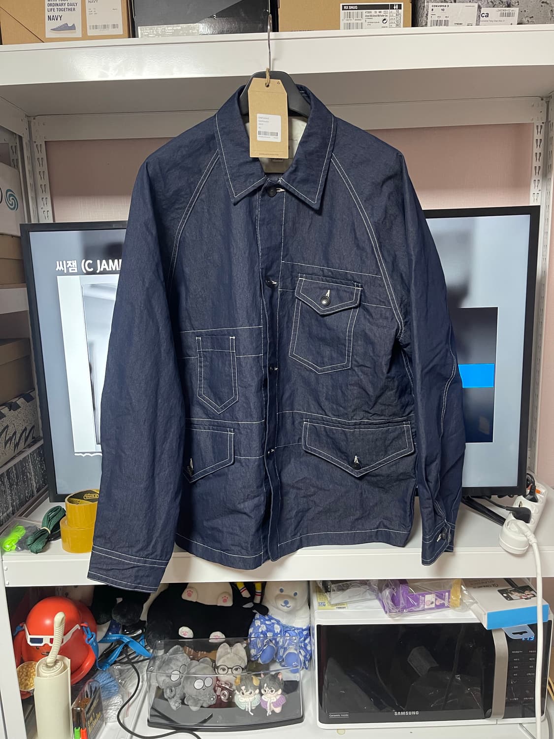 이스트로그 Treasure Jacket Navy 상품이미지1