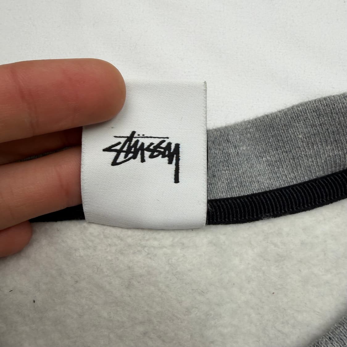 스투시 X 나이키 NRG 그레이 스웻셔츠 S 상품이미지8