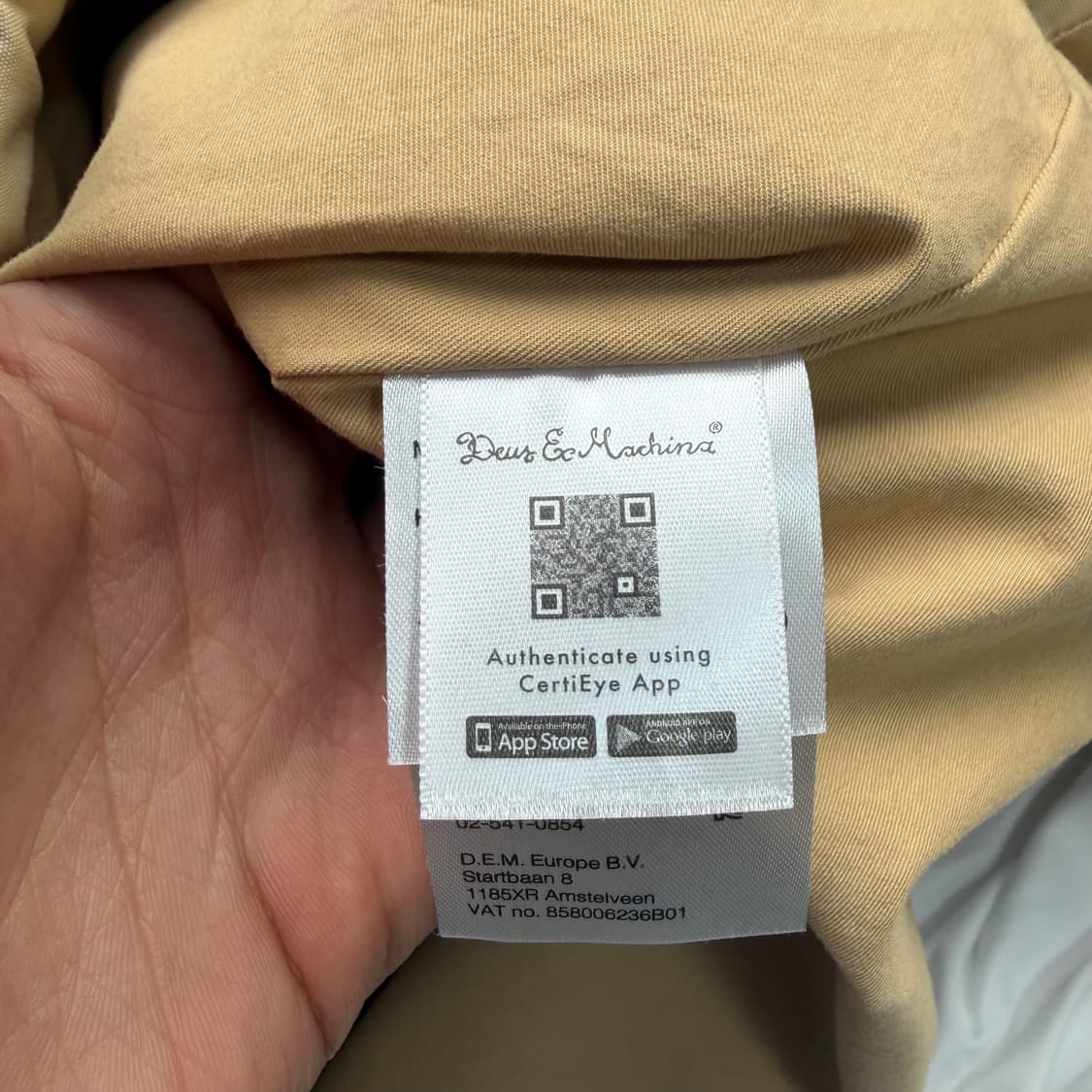 데우스 엑스 마키나 데빌 어드레스 베이지 코치자켓 XL 상품이미지8