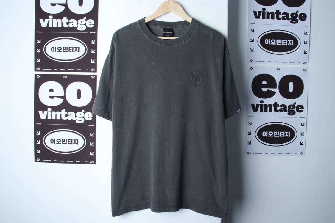 (XL-2XL) 필루미네이트 반팔 티셔츠 피그먼트 그레이-H31953 상품이미지2