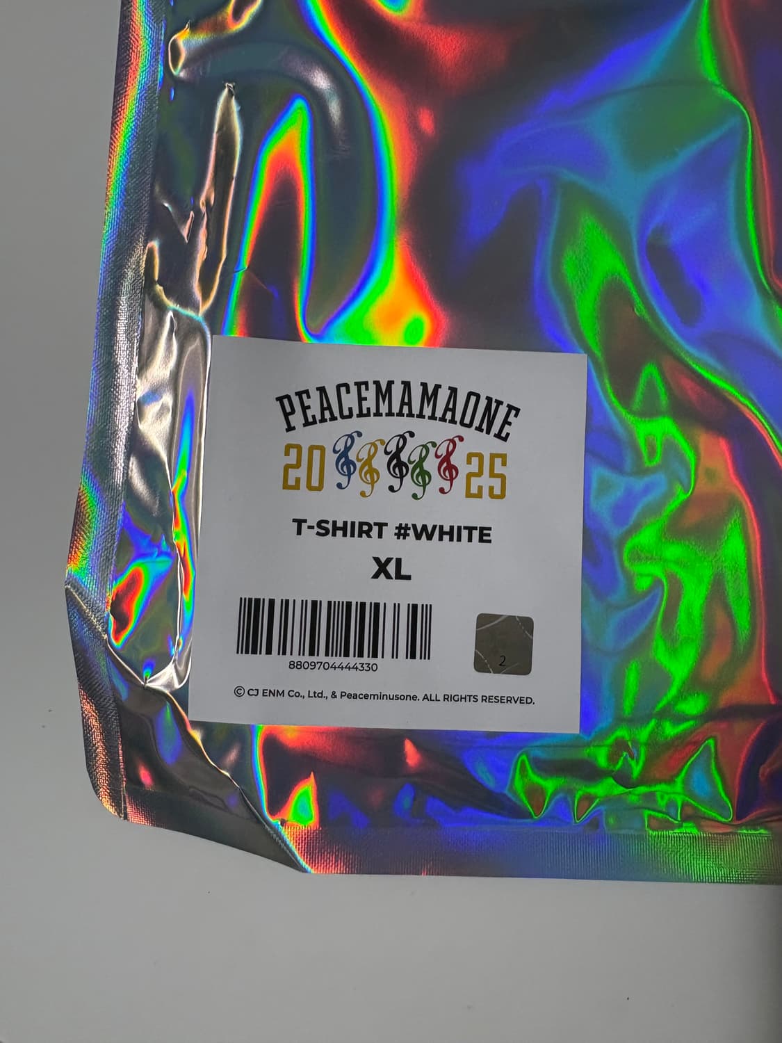 [XL] 피스마이너스원 마마 티셔츠 화이트 상품이미지2