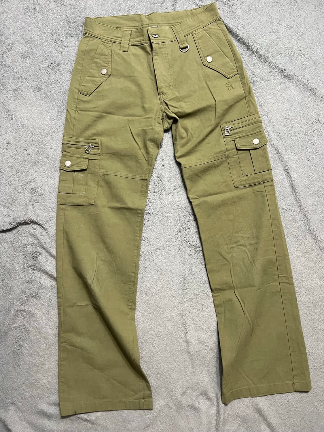 스컬프터 카키 코튼 카고팬츠 XS 상품이미지1