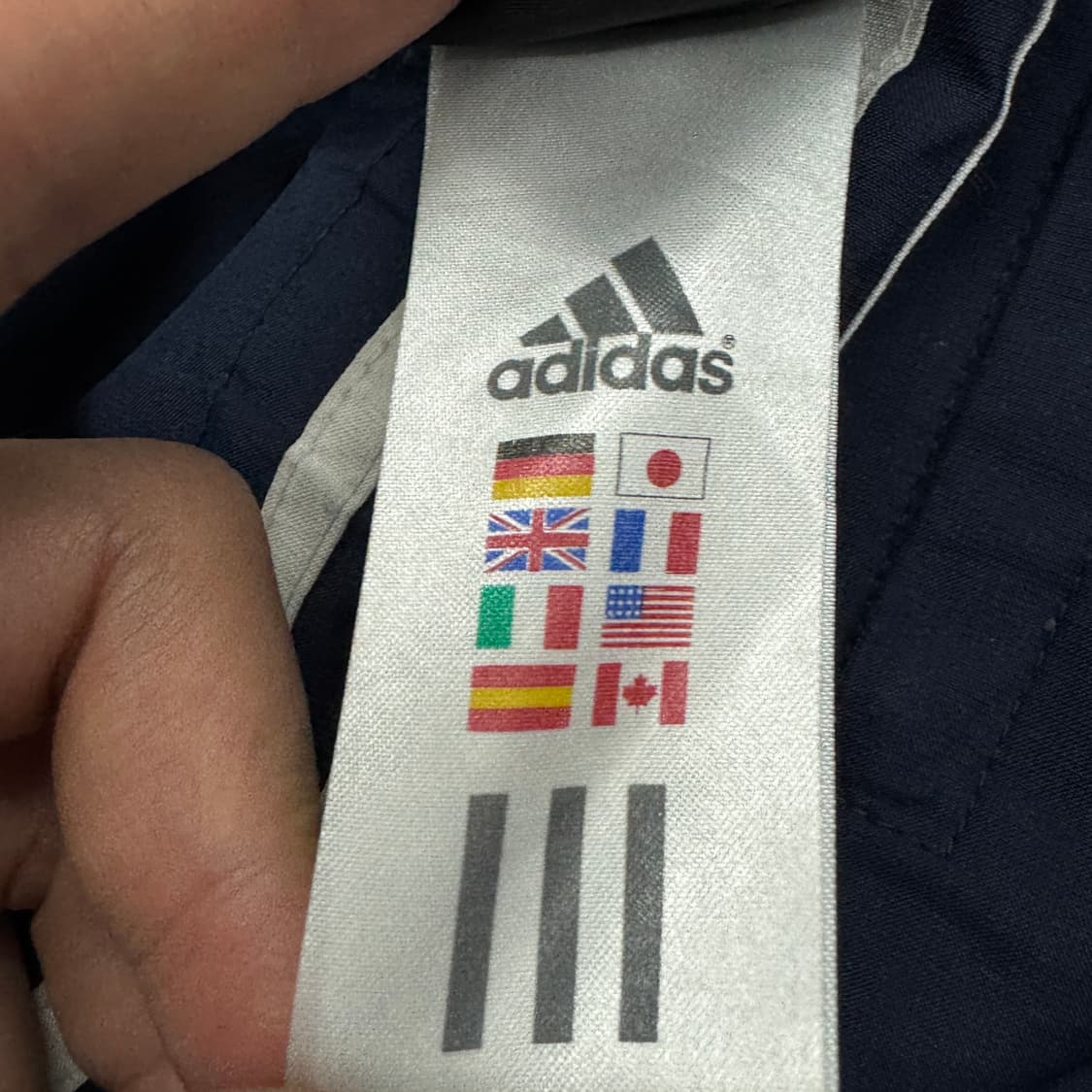 아디다스 00s 삼선 올드스쿨 와이드 바람막이 트랙팬츠 상품이미지7