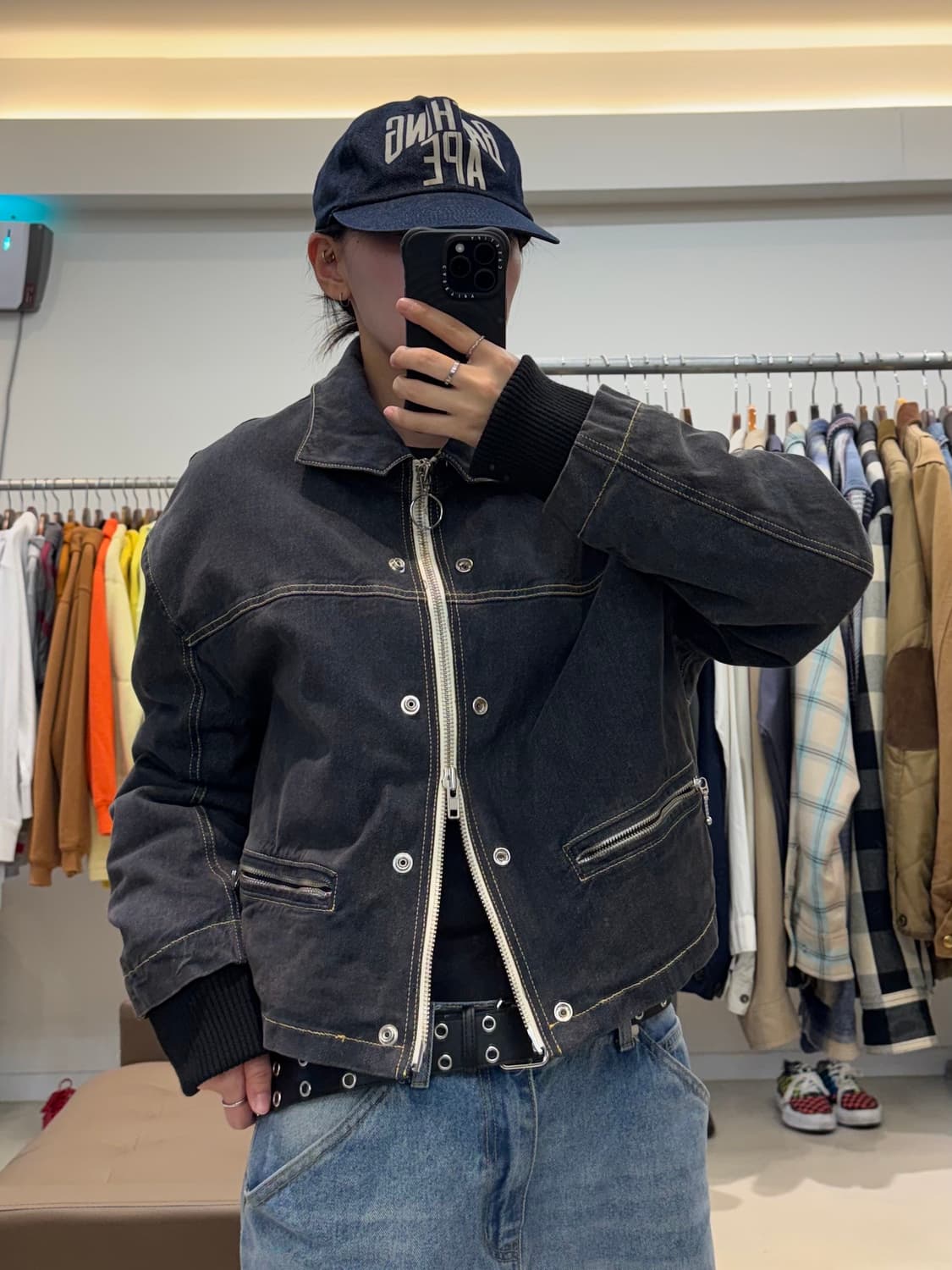 마리아노 데님 항공점퍼 상품이미지6