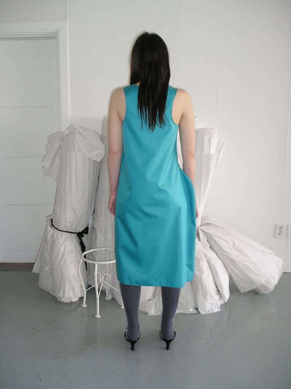 에옹쓰 샤샤 이너 원피스 드레스(딥 블루) eonts SHASHA 상품이미지2