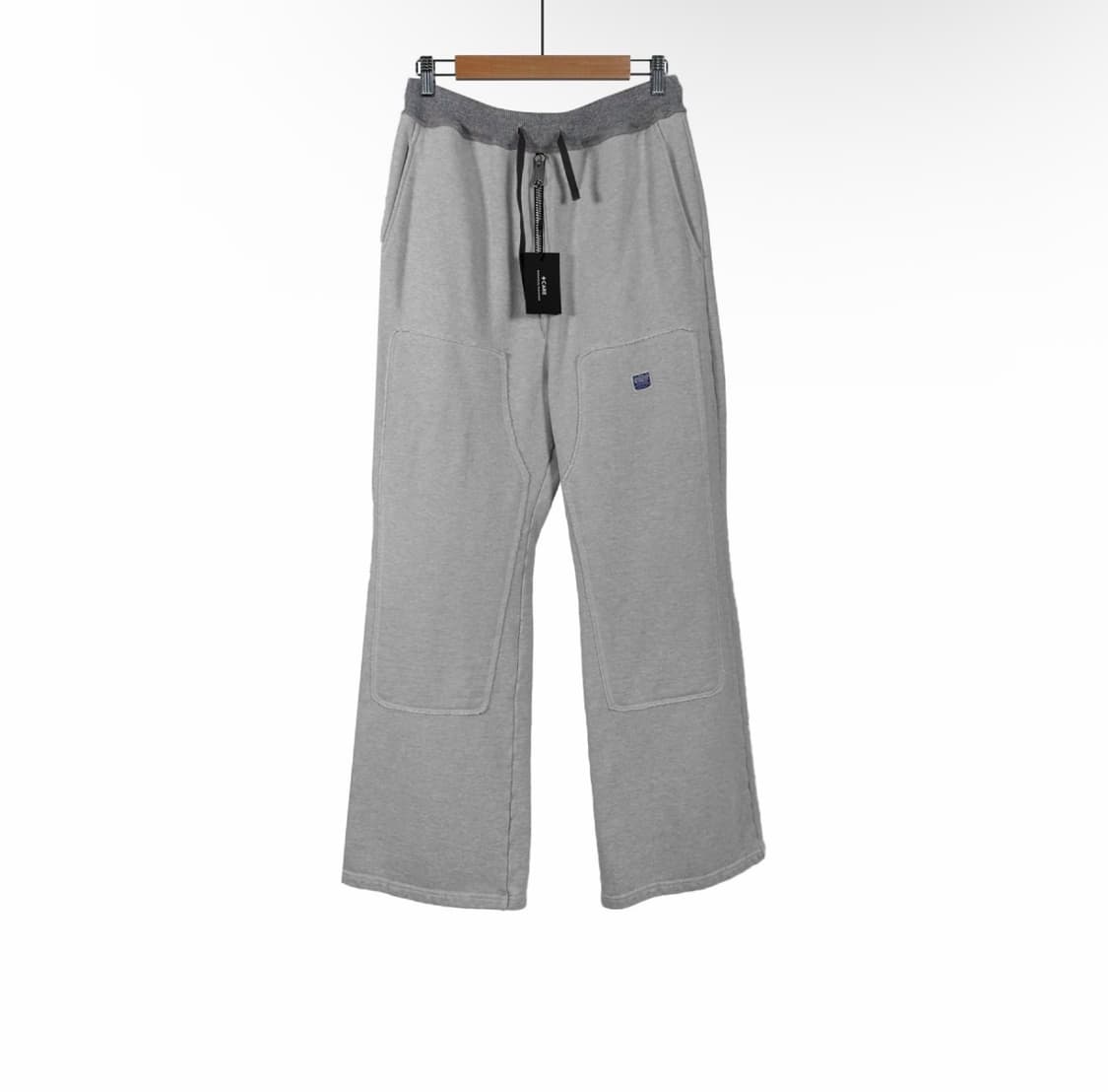 [4] 캐피탈 탑 플리스 지퍼 니 플레어 스웨트 트레이닝 팬츠 키나리 상품이미지1