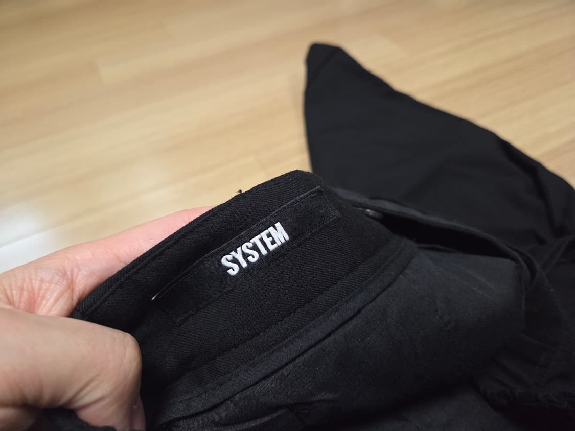 시스템 옴므 투턱  와이드 슬랙스   상품이미지6