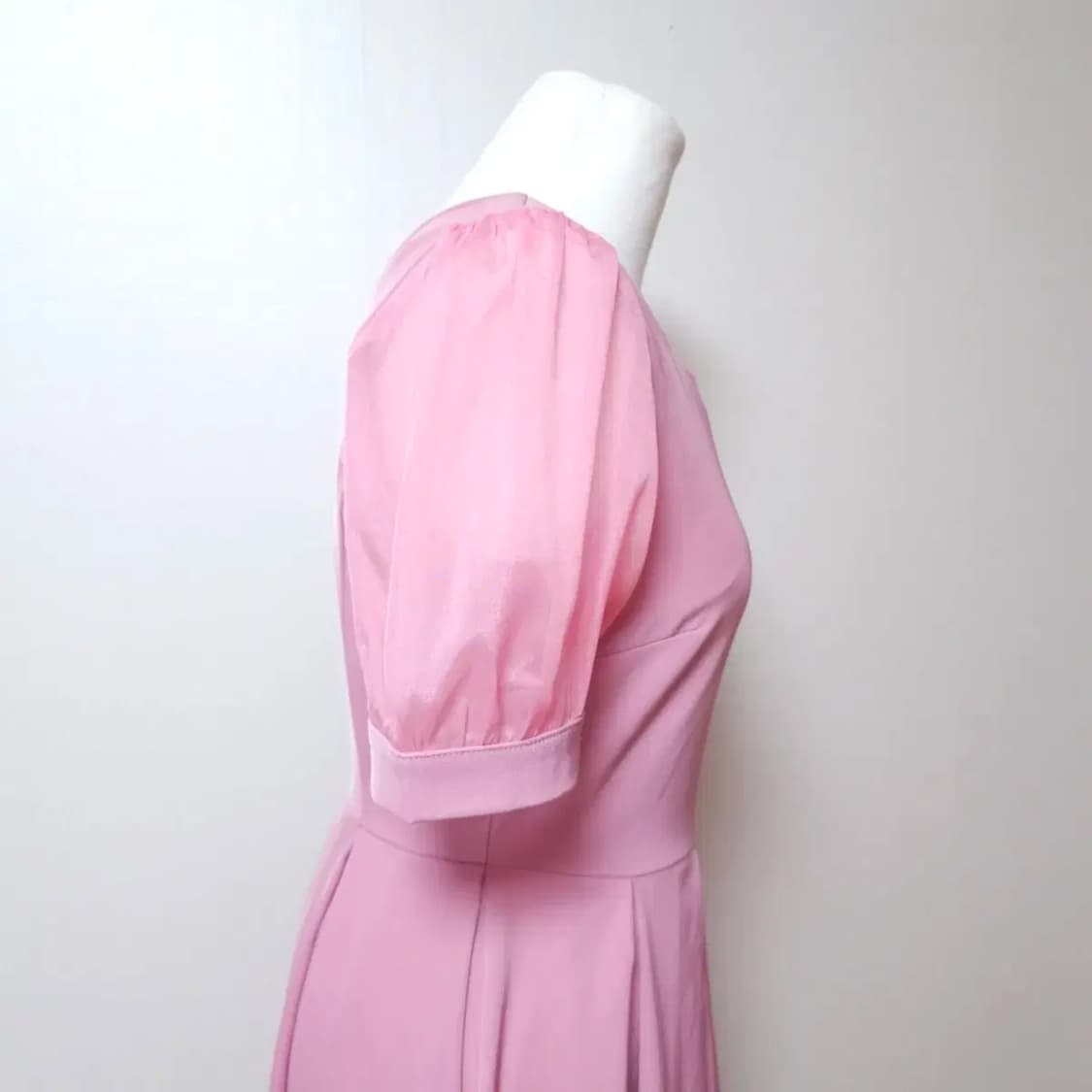 일본빈티지 바비코어 핑크원피스  상품이미지5