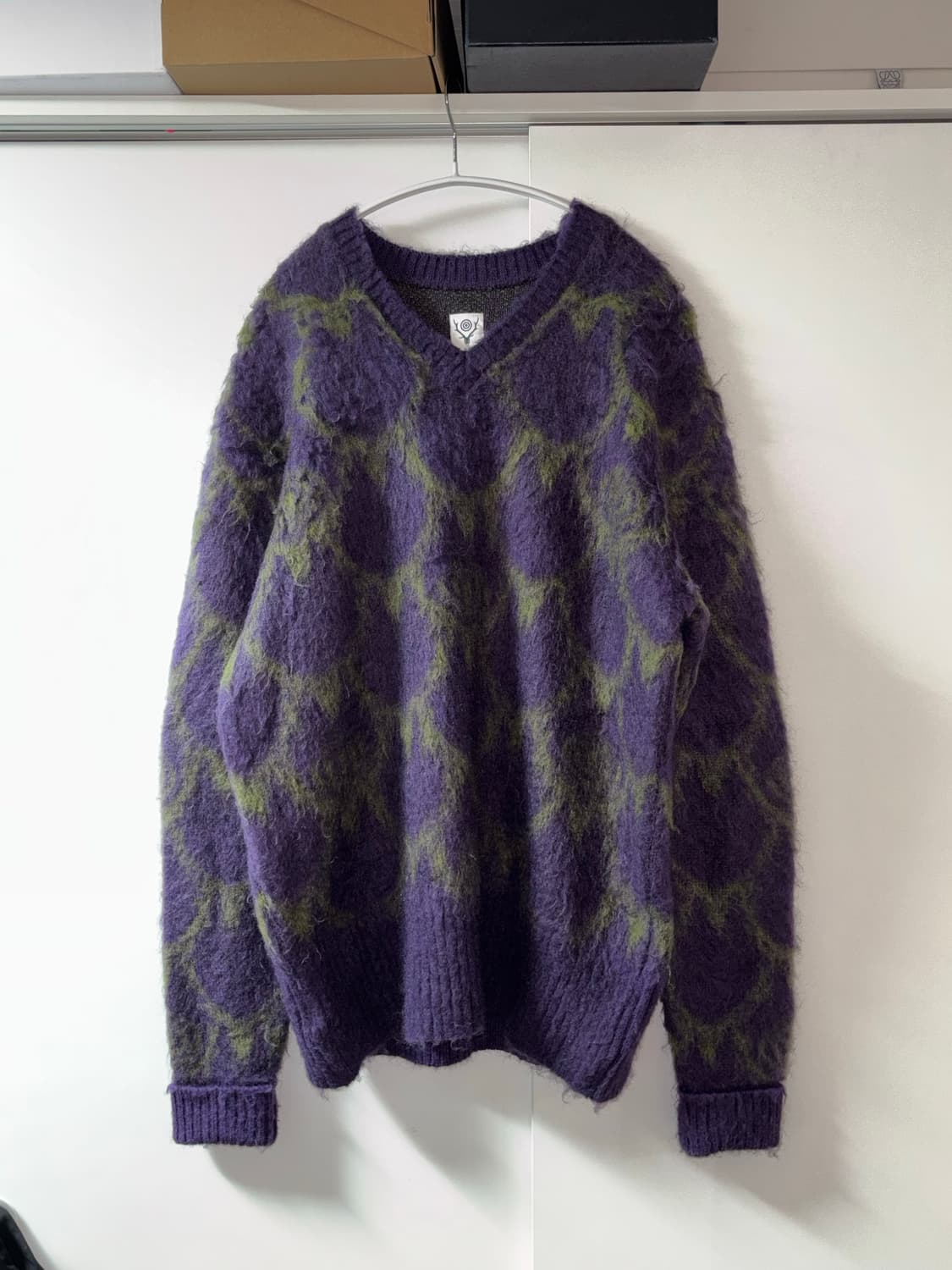 South2west8 모헤어 브이넥 상품이미지1