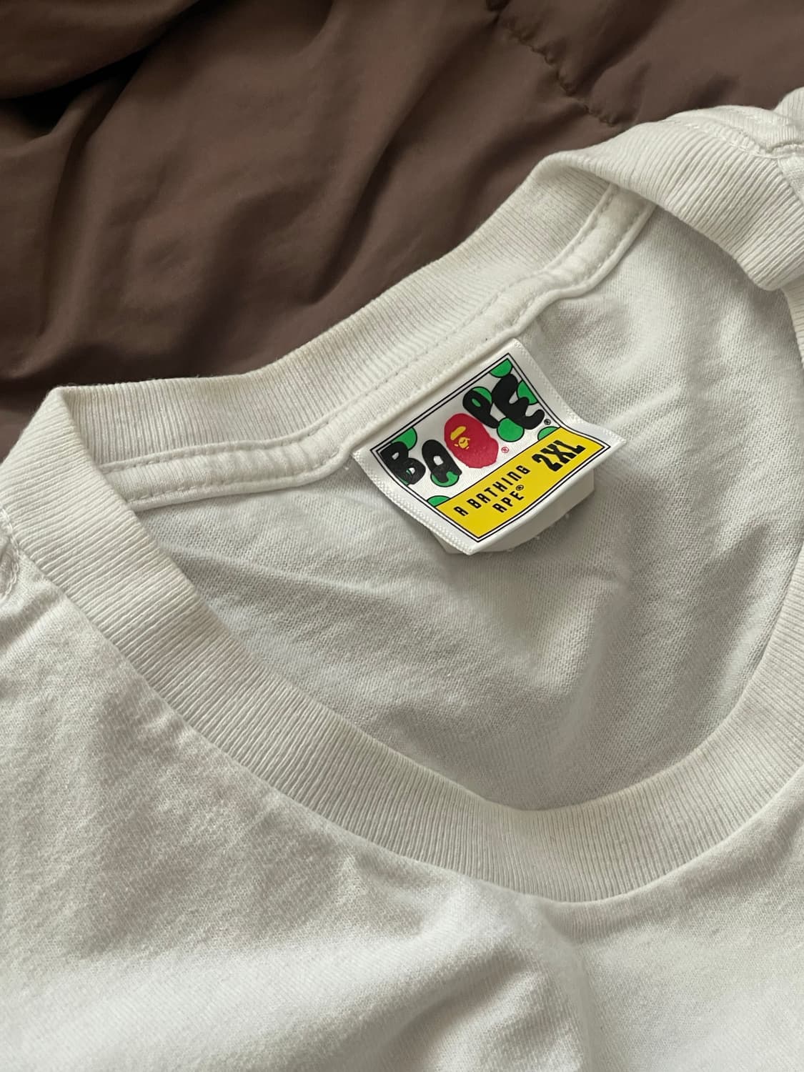 [2XL] BAPE Ape Head Graffiti Tee 화이트 상품이미지3