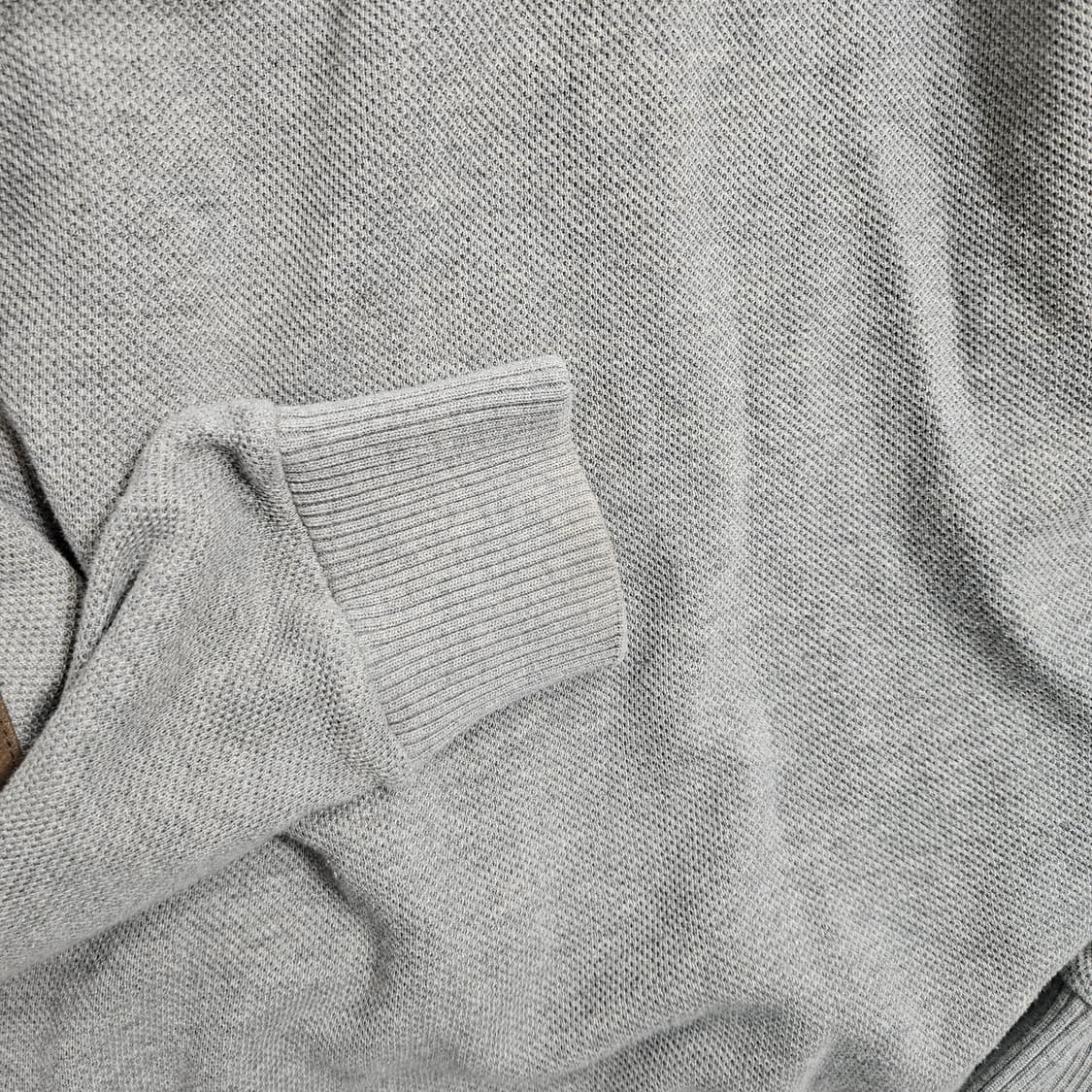 폴로 랄프 로렌 엘보우 패치 반집업 니트 XL 상품이미지7