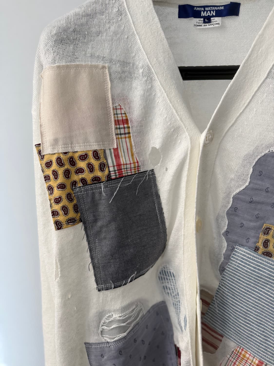 준야 와타나베 패치 가디건 L 상품이미지4