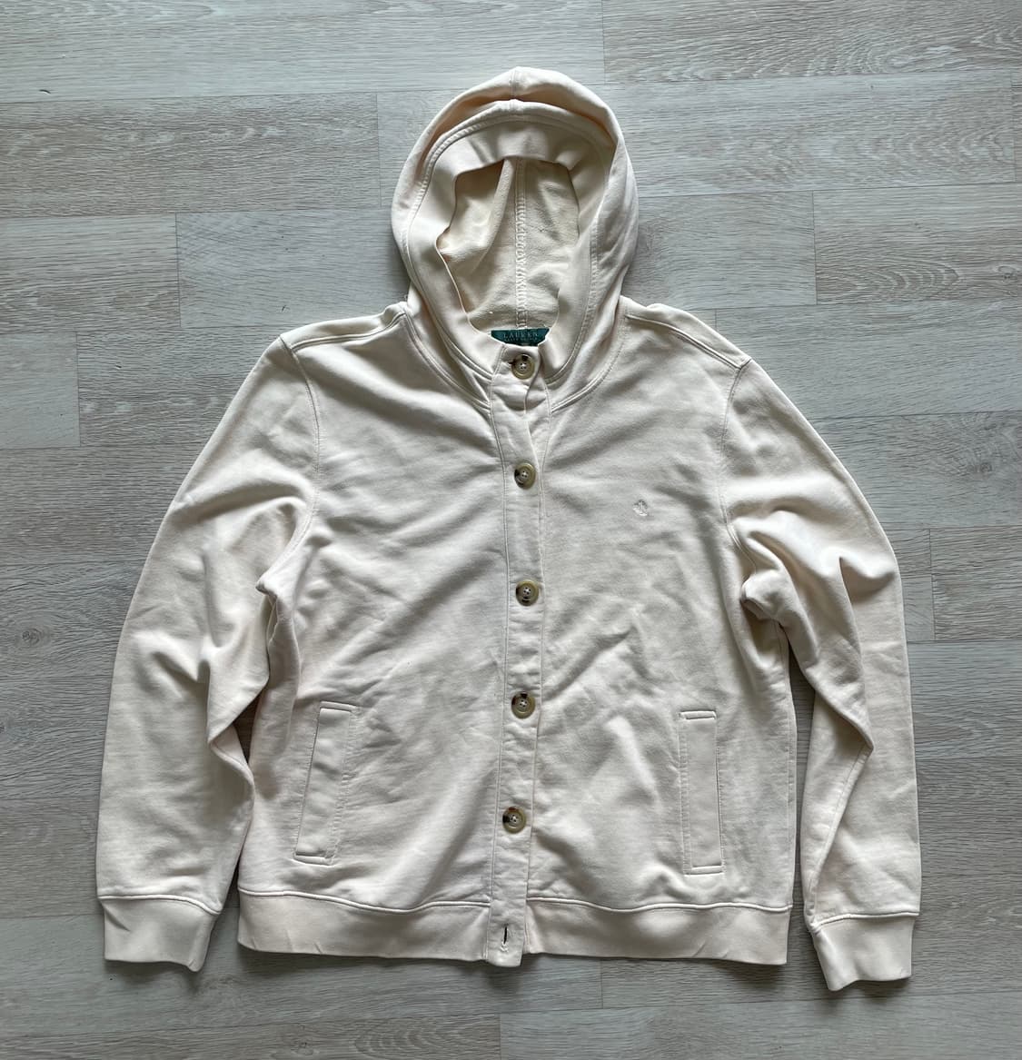 폴로 랄프로렌 Lauren Ralph Lauren 아이보리 후드 xl 상품이미지1