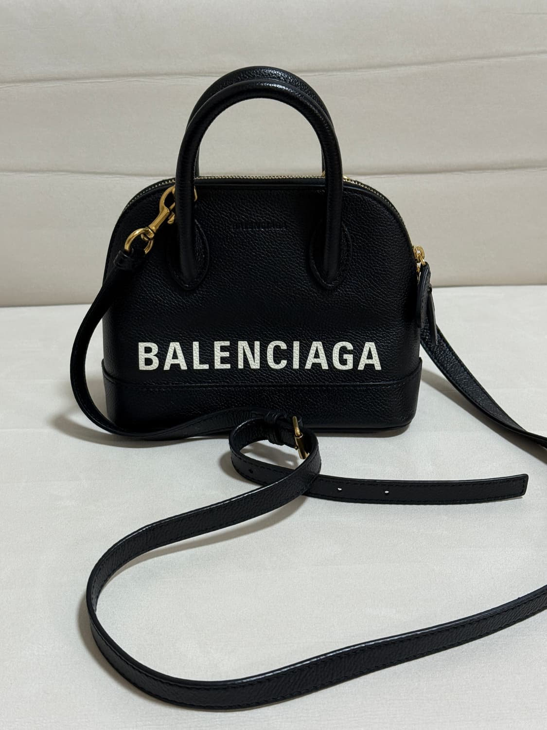 발렌시아가 빌탑 핸들백 xxs 블랙 상품이미지7