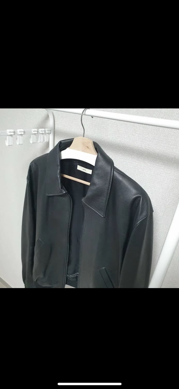 렉토 70s benn 레더 가죽자켓(L) 상품이미지2