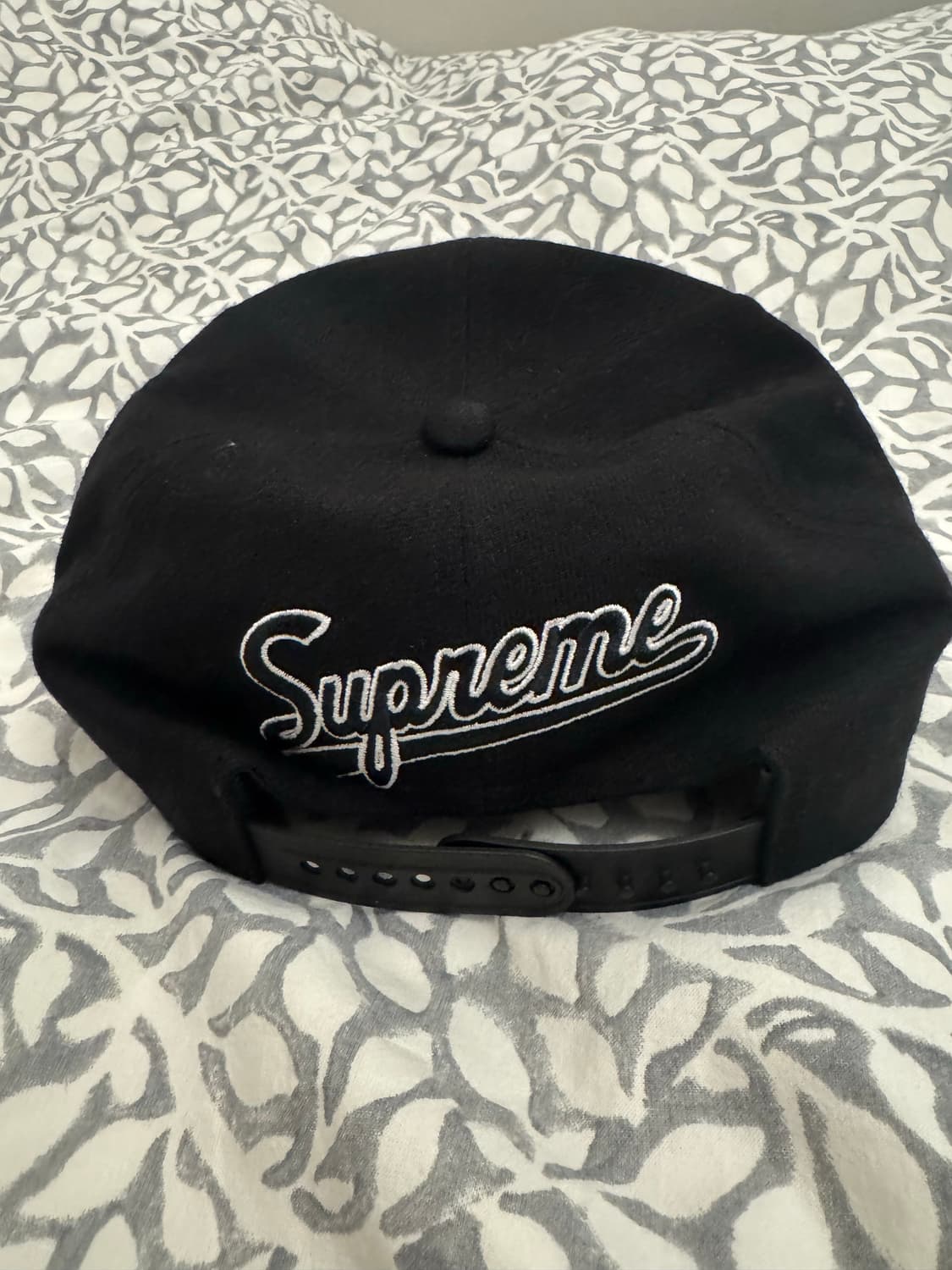 슈프림 월드페이머스 s로고 캡 블랙 상품이미지3