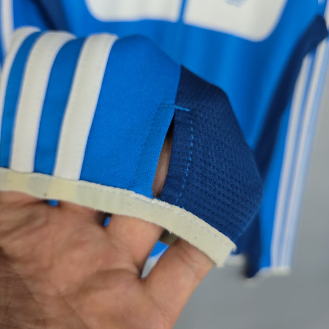 아디다스 스카이블루 다이버 핑거홀 져지 90 상품이미지4