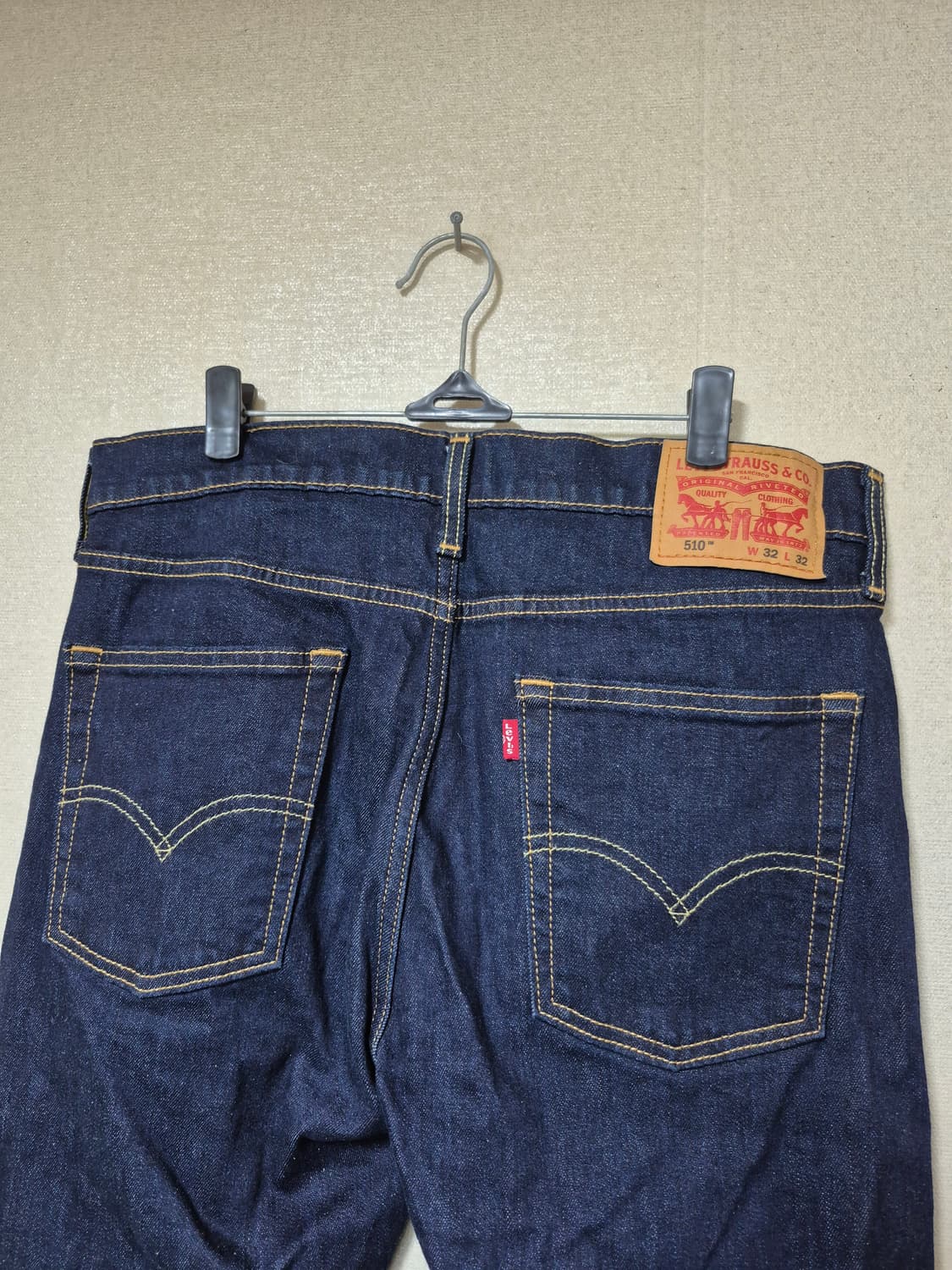 리바이스510 스키니 진청 데님 상품이미지5