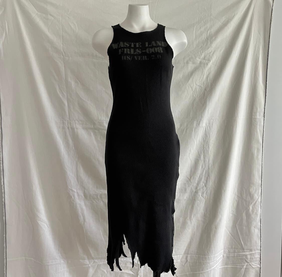 혜인서 fw18 distressed 저지 원피스 상품이미지1