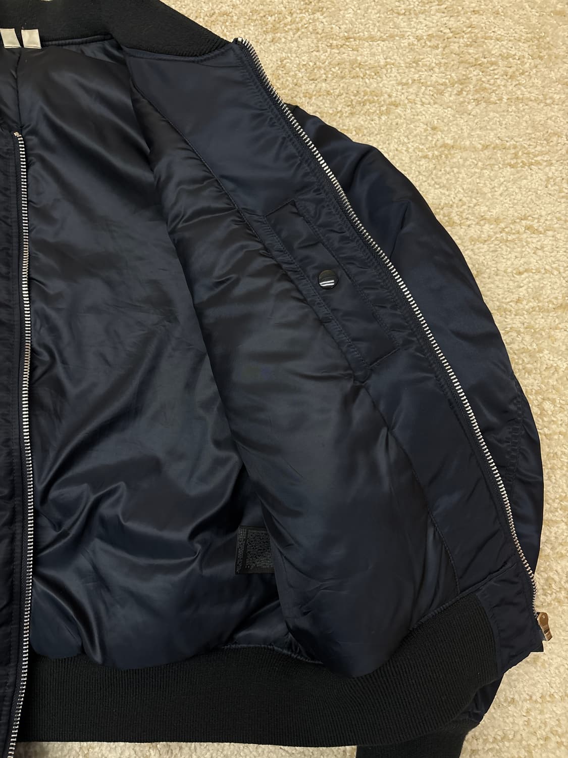 [M] 유니클로 르메르 U라인 ma-1 항공 점퍼 자켓 상품이미지3