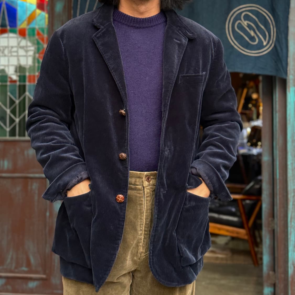 90‘s 폴로 랄프로렌 코듀로이 스포츠 자켓 L 상품이미지9