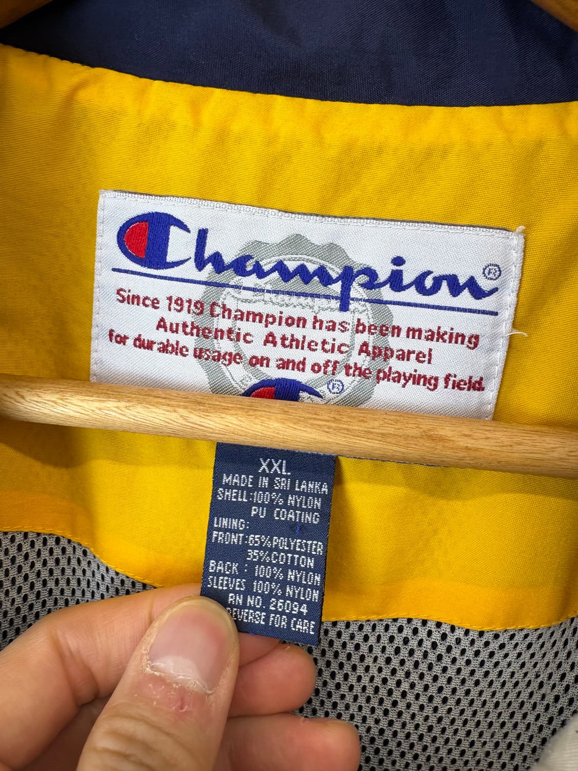 챔피온 90s 올드스쿨 유니버시티 바람막이 상품이미지9