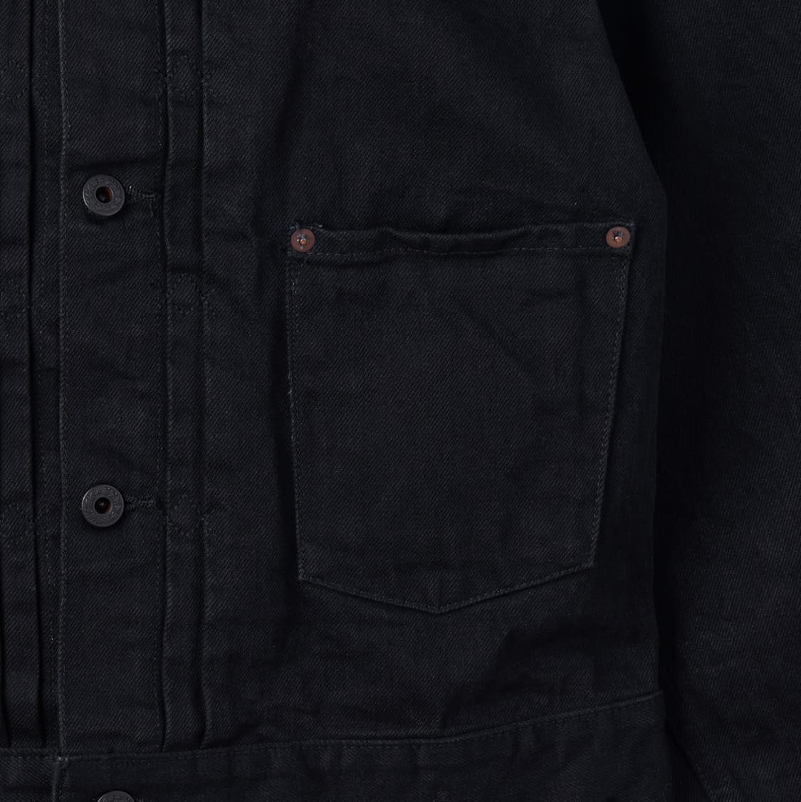 블랙사인 15oz 블랙데님자켓 46size 상품이미지5