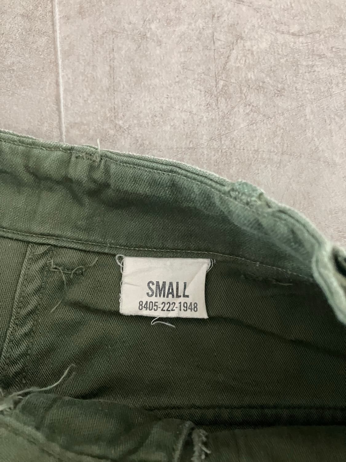 60s us army og107 퍼티그팬츠 상품이미지3