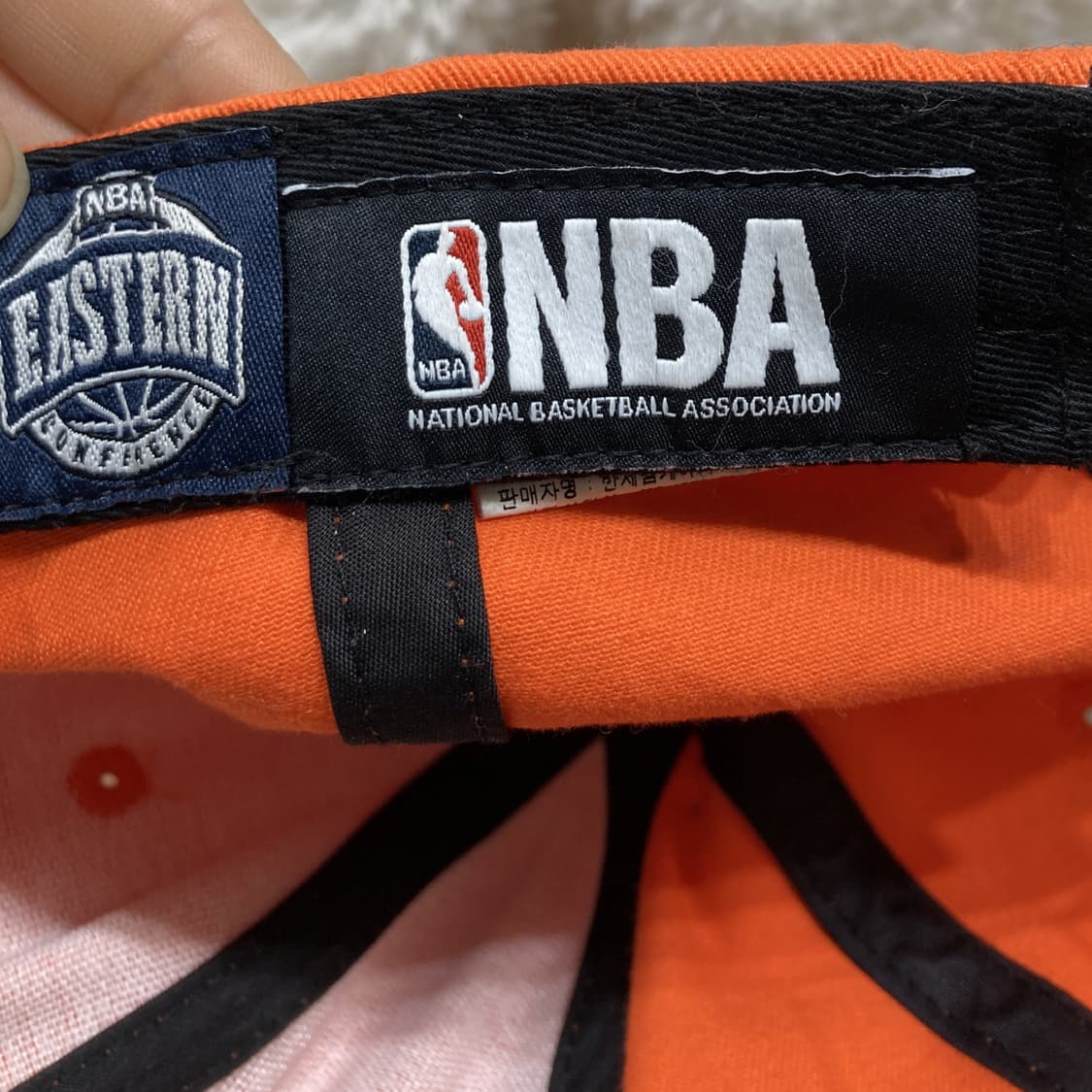 NBA 남여공용 볼캡 모자 주황 FREE 상품이미지5