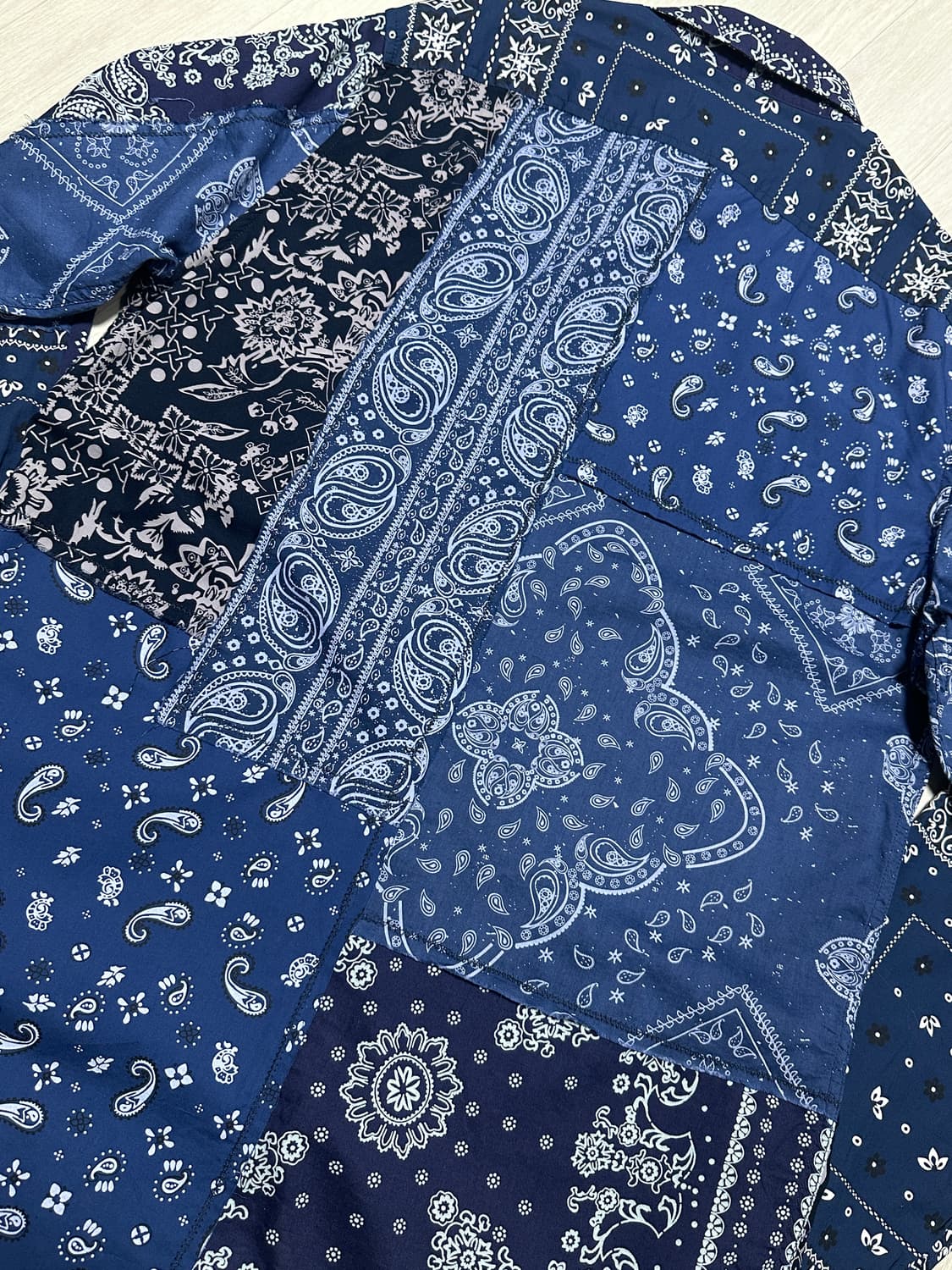 디젤 페이즐리 패치워크 셔츠 상품이미지8