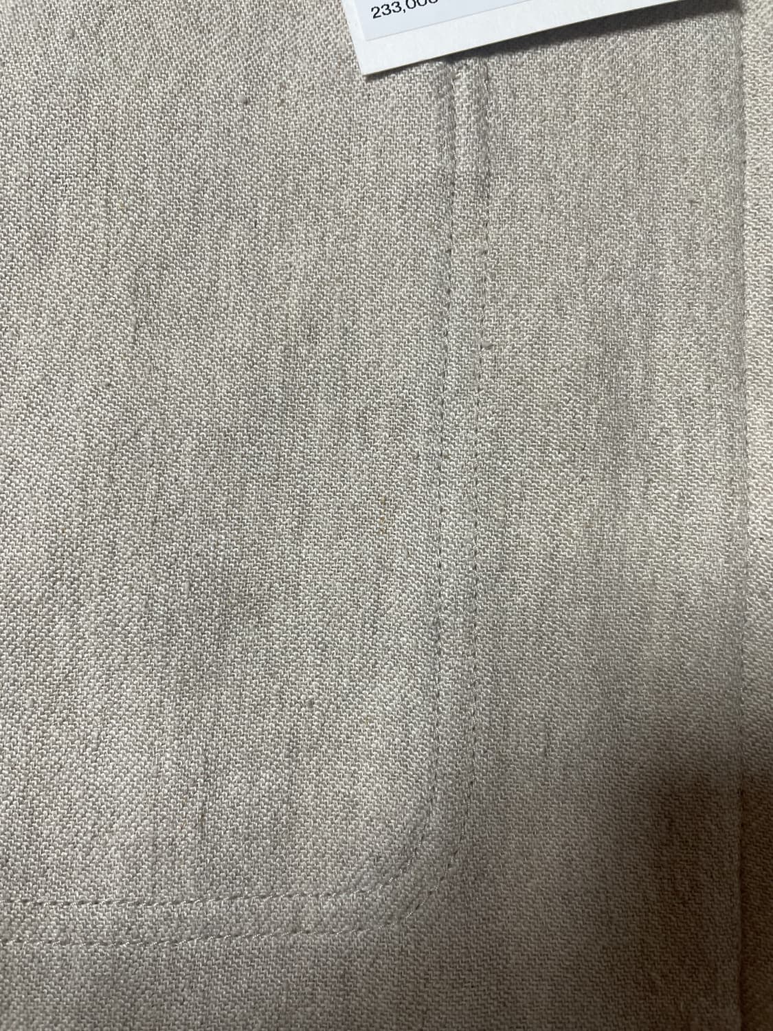 인사일런스 햄프 집업 자켓 ECRU - L 상품이미지9