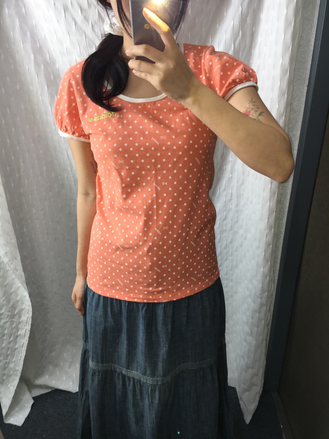 아디다스 코랄 도트 티셔츠 상품이미지2