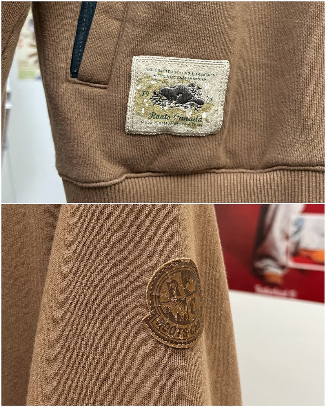 캐나다 루츠 00s 모카 브라운 후드집업 상품이미지9