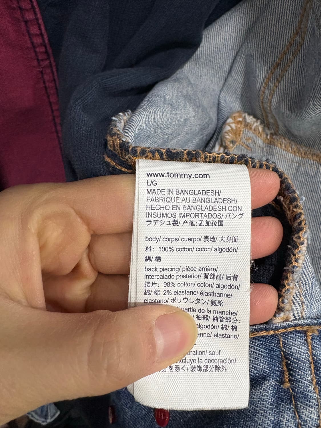 타미힐피거 코듀로이 청자켓 상품이미지5
