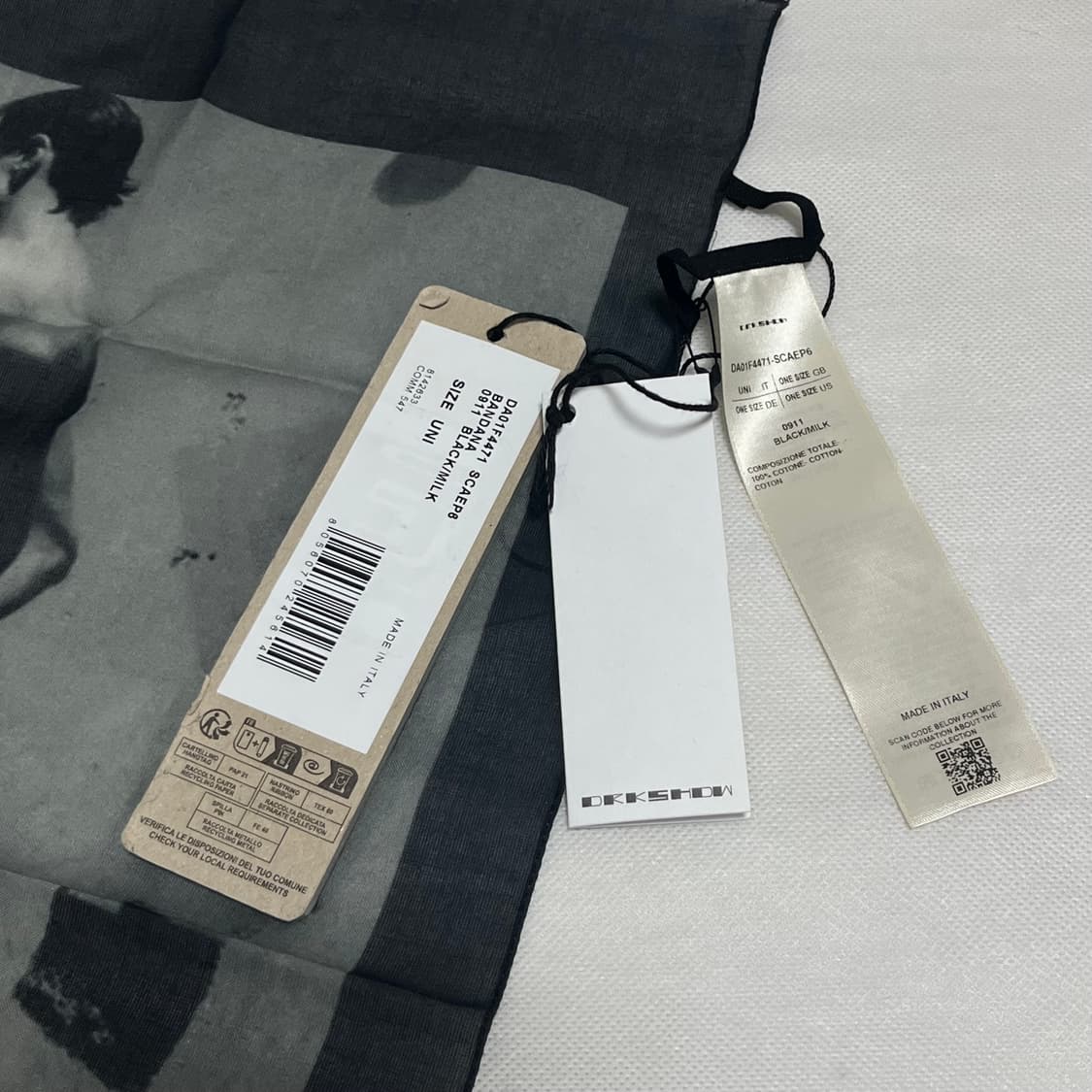 릭오웬스 다크쉐도우 스카프 상품이미지4