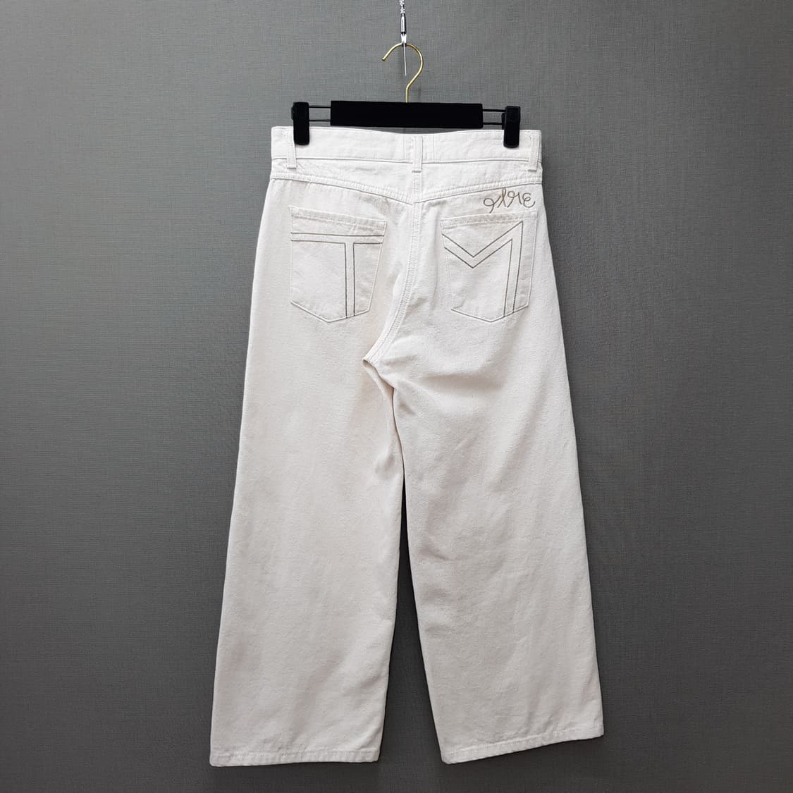 한섬 타임 2023 와이드 데님 팬츠 64-94사이즈 상품이미지4