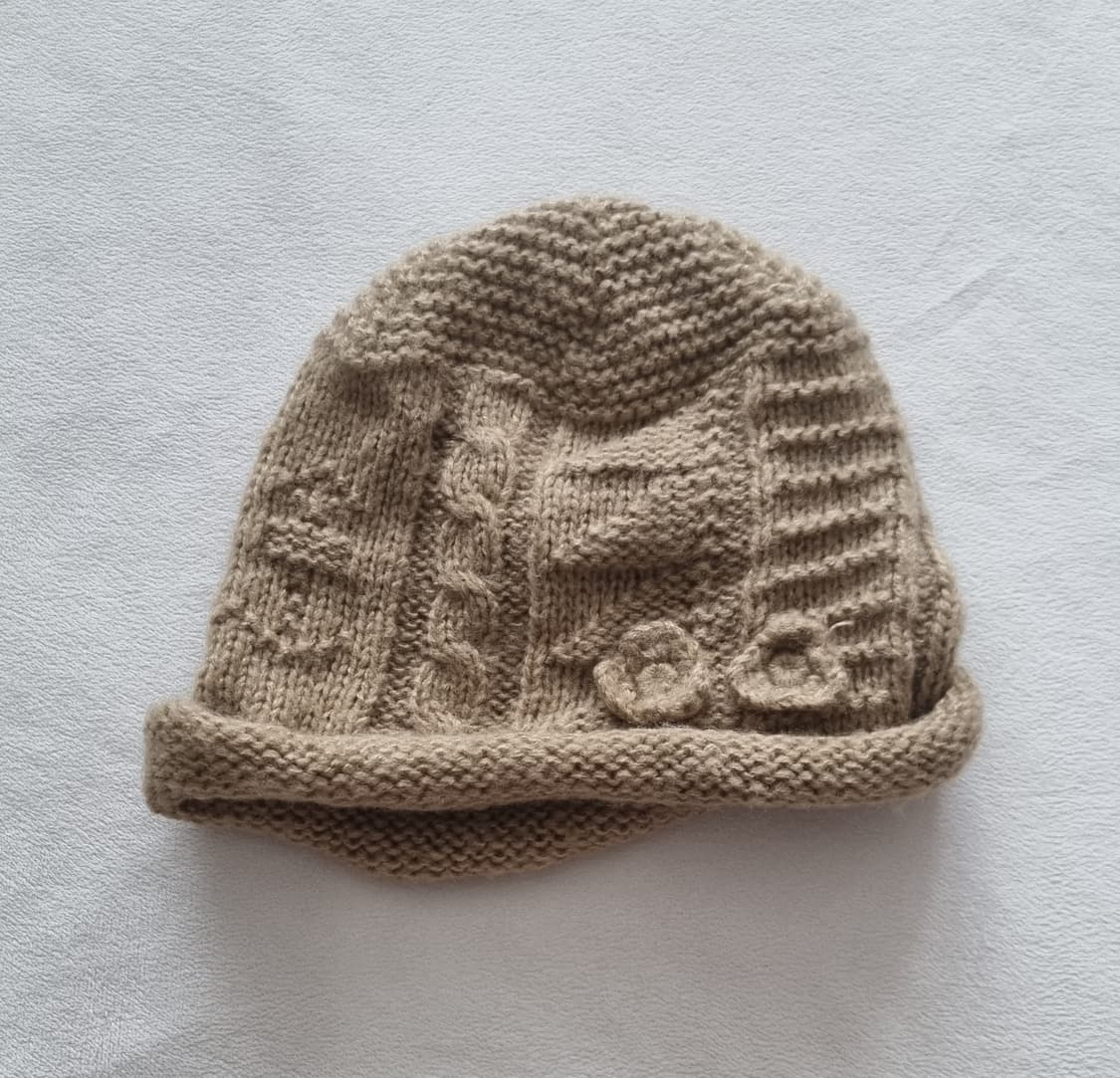 빈티지 모리걸 하구미 갸루 니트 비니 모자 상품이미지1