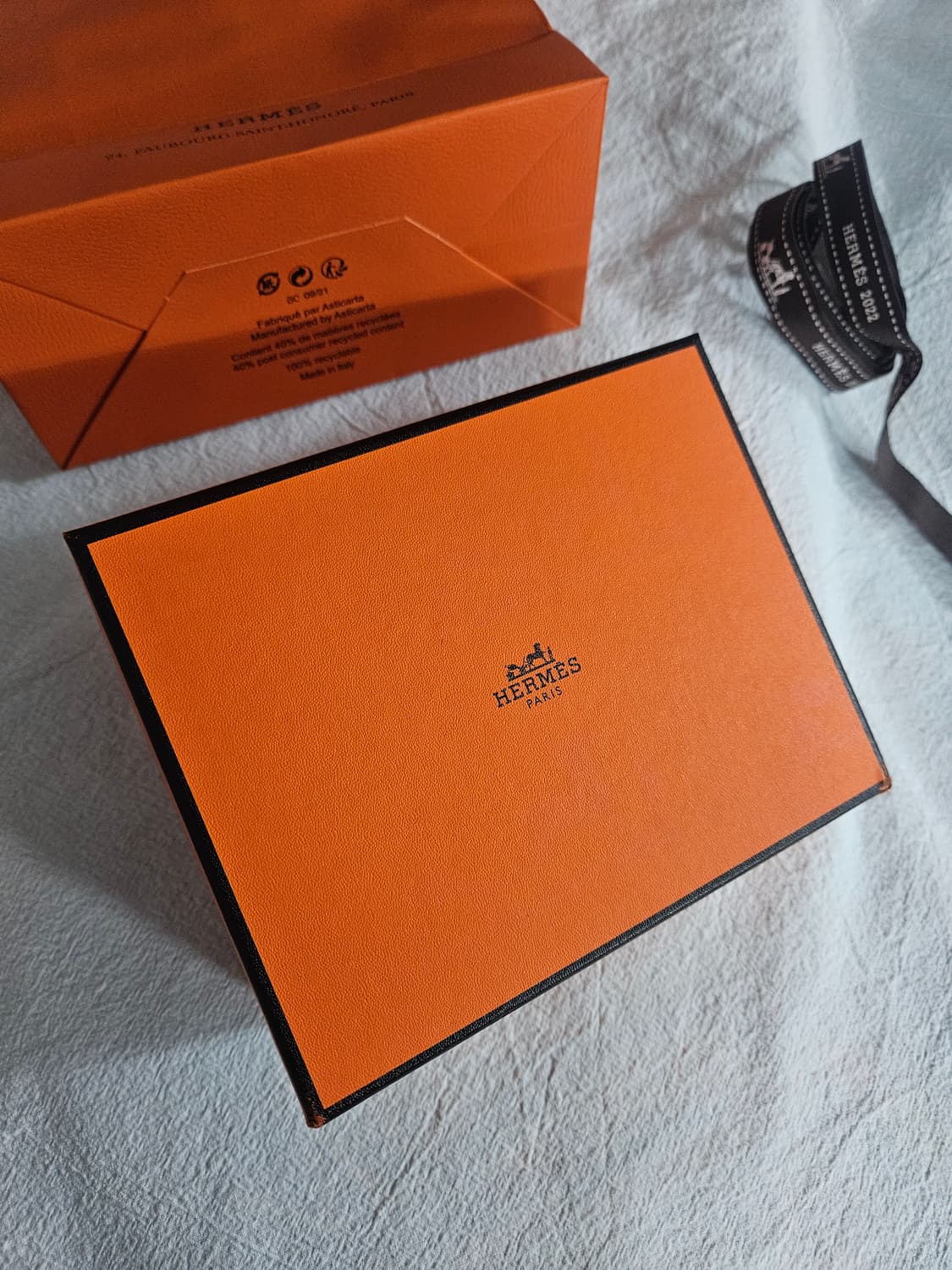 에르메스 박스+쇼핑백+리본테잎 풀구성 새상품 상품이미지2