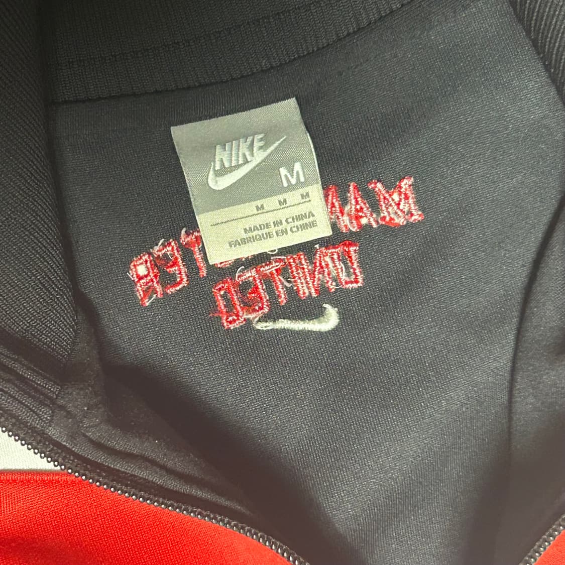 🫶🏻 나이키 맨체스터 유나이티드 (레드+블랙) 배색 트랙탑 🫶🏻 상품이미지4