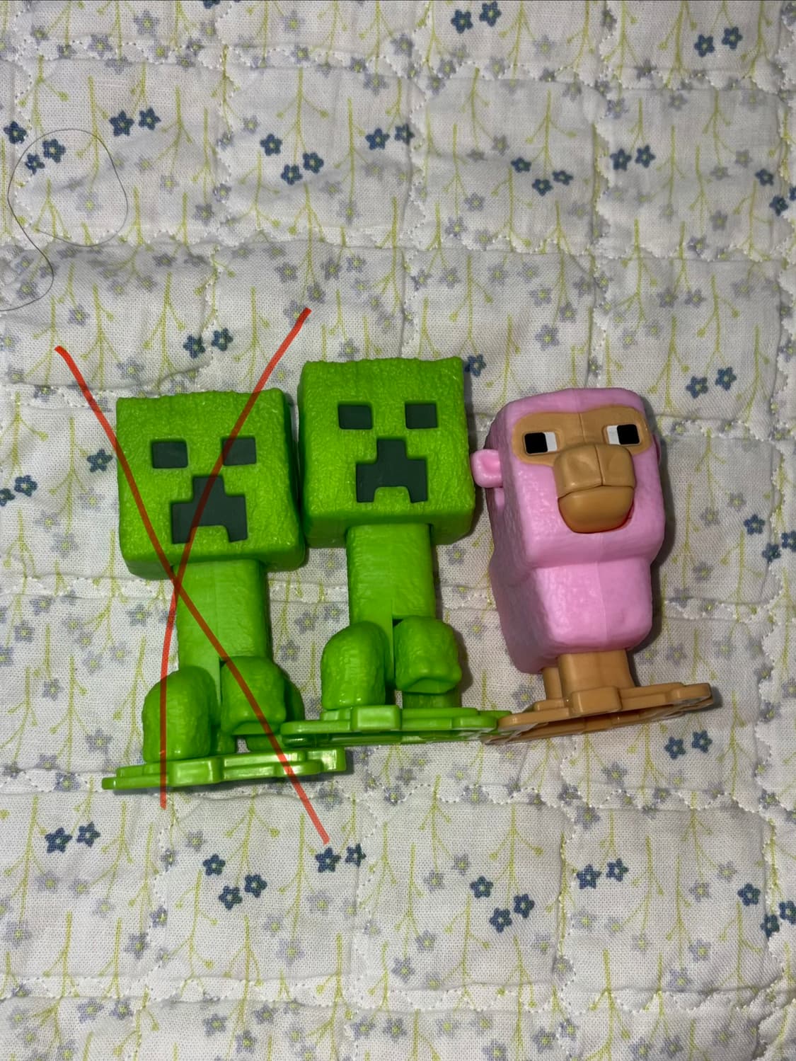 두개일괄) 마인크래프트 피규어 해피밀피규어 상품이미지1