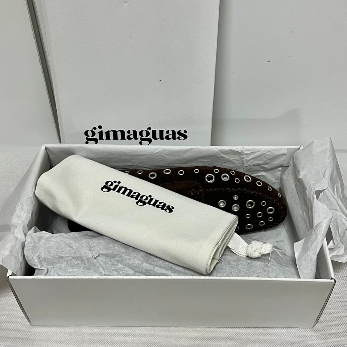 [36,39]기마구아스 아일렛 드라이빙 슈즈/브라운 상품이미지6