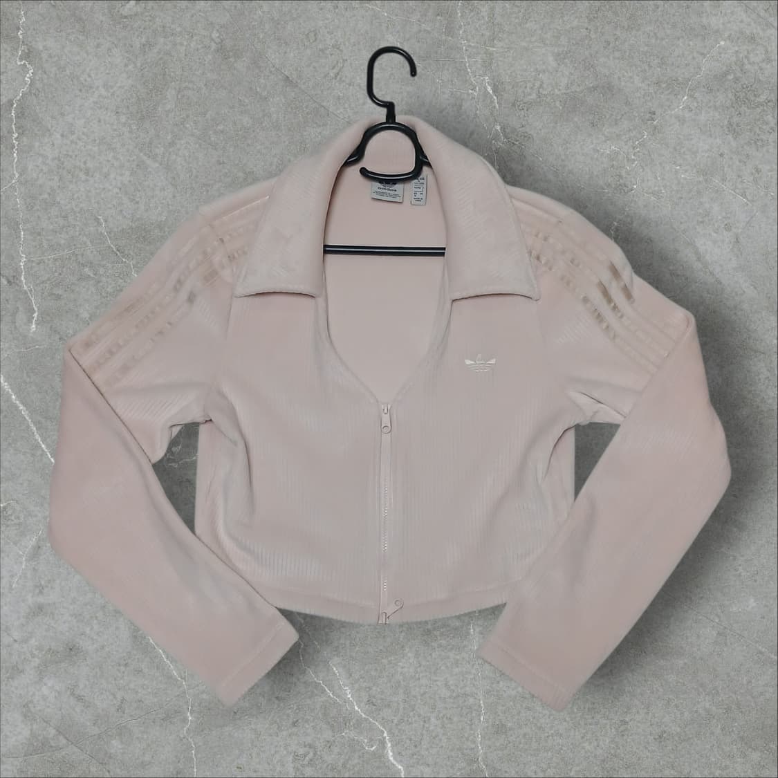Adidas Originals 벨루어 크롭 트랙탑 상품이미지3