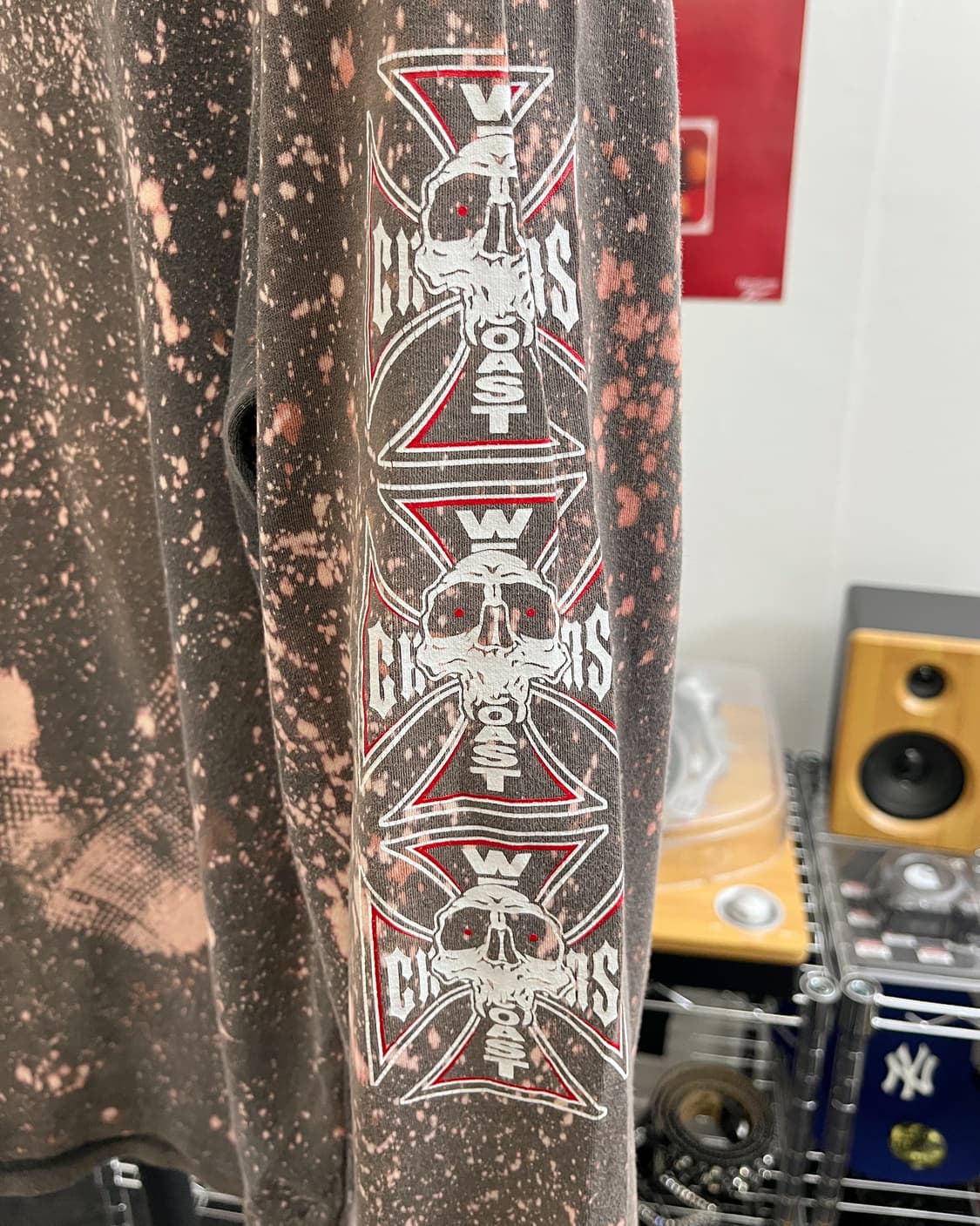 West Coast Choppers 블리치드 쿼터집 맨투맨 상품이미지9